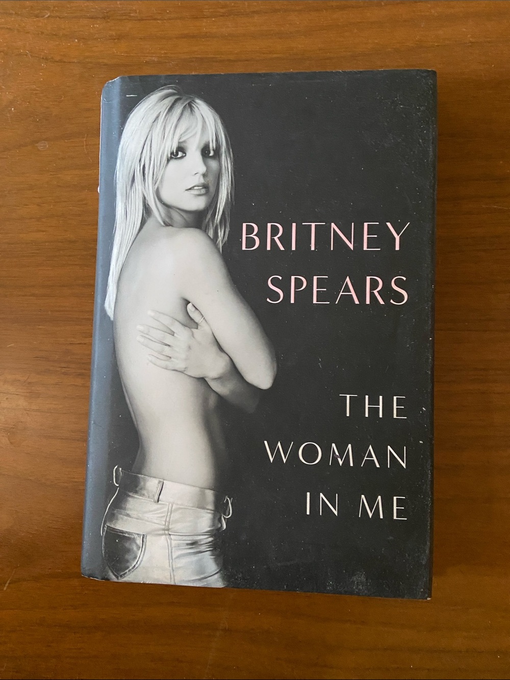 Britney Spears book 1st edition autobiography story hardcover Black White photo